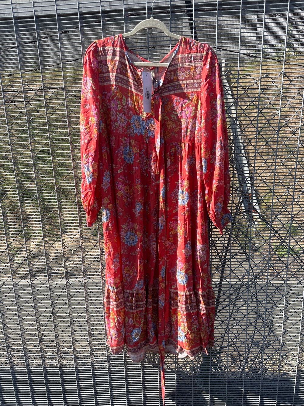 NWT SPELL Meadowland Boho Dress SZ L